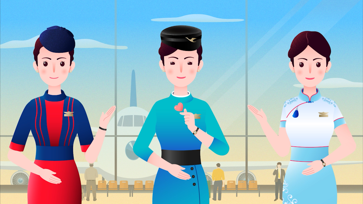 厦门航空MG动画展示-厦门烁鱼文化-专业动画制作与视频创意公司